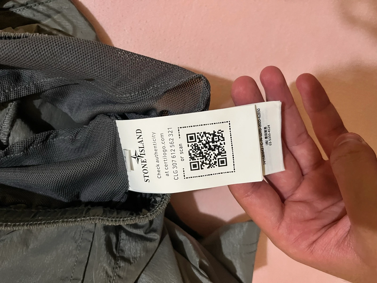 Shorts cinza de náilon de alta qualidade – photo 7